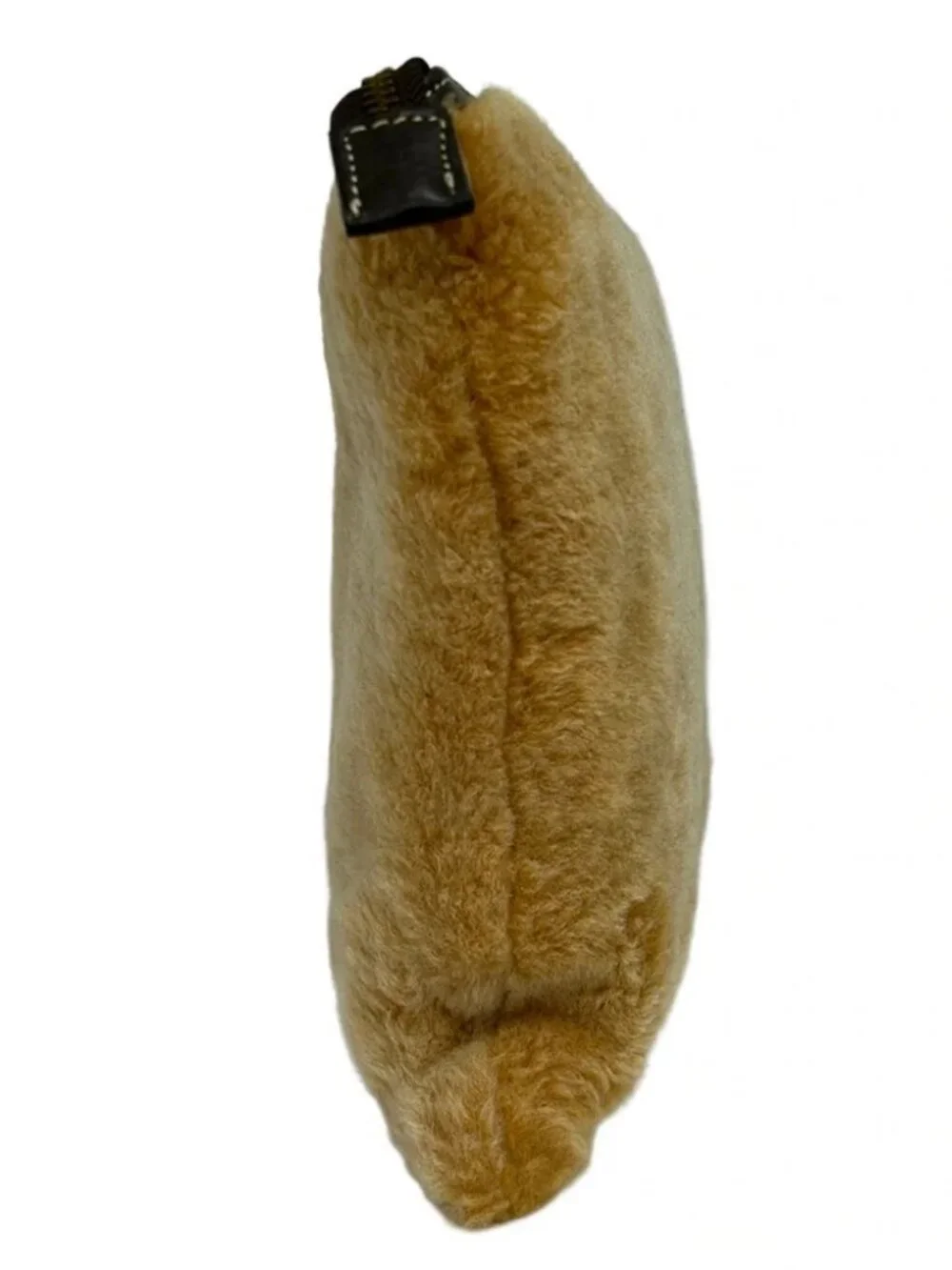 MASSIMO Light Brown Fake Fur Clutch Bag